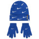 Nike Παιδικό σετ σκουφάκι & γάντια Swoosh Repeat Beanie/Gloves Set